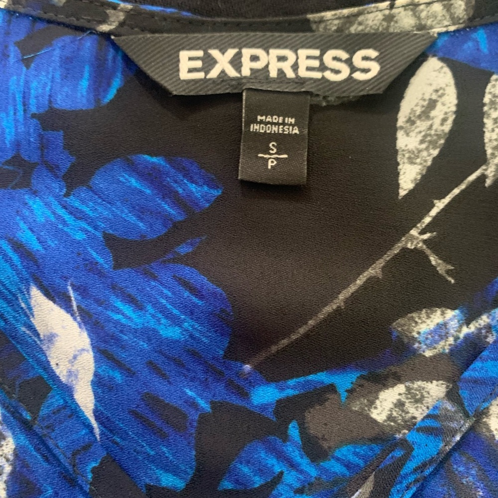 Express Tunic Blouse Multicolor Size Small Long S… - image 7